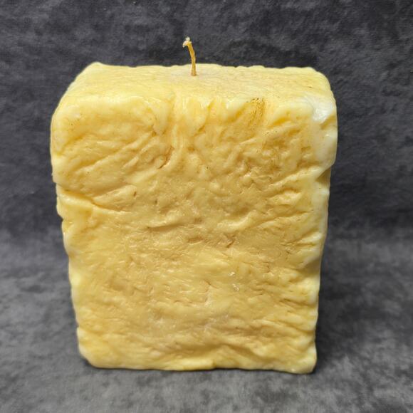 Large Angelic Angel Carved Wax Candle - Decorative Home Decor - Picture 3 of 10